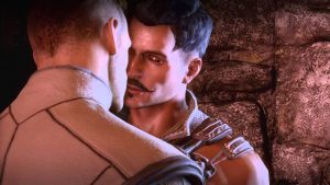 Dragon Age Inquisition gay kiss